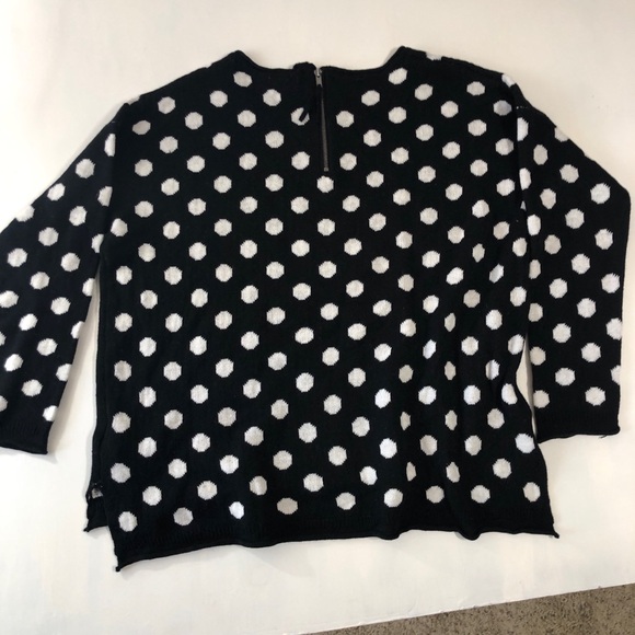 H&M oversized polka dot sweater size L - Picture 3 of 6